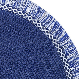 Сервірувальний килимок Fissman круглий 38 см ПВХ ціна за 1од (0731)