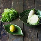 Блюдо Fissman глубокое GREEN 35,5x22x5,5 см керамика (6192)