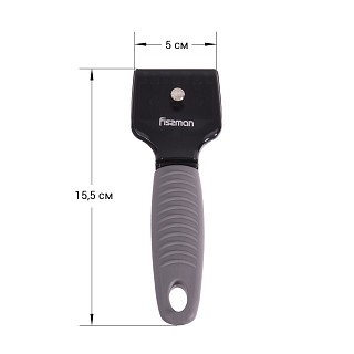 Скребок для чистки плиты Fissman 16 см с 3 сменными лезвиями (1809) Скребок для чистки плиты Fissman 16 см с 3 сменными лезвиями (1809)