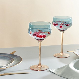 Набор из 2-х бокалов Fissman для коктейлей 270 мл. стекло (13687)