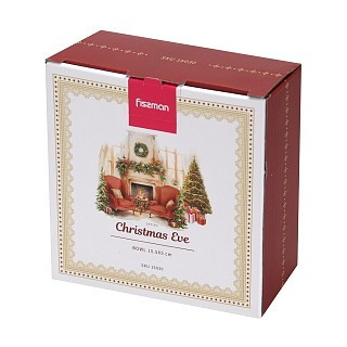 Салатник Fissman CHRISTMAS EVE 15,5x5 см порцеляна (16030)