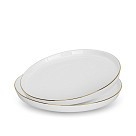 Набір з 2-х тарілок Fissman 27 см FLOREE порцеляна (3660)