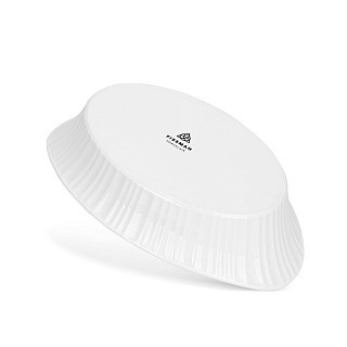 Овальная форма для запекания Fissman 22,5х18х7 см / 820 мл фарфор (14175)