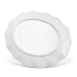 Тарелка овальная Fissman 24х20 см доломит (0380)