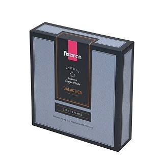 Набор Fissman из 2-х тарелок GALACTICA 16 см фарфор (13632) Набор Fissman из 2-х тарелок GALACTICA 16 см фарфор (13632)