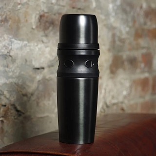 Термокружка Fissman 480 мл черная нержавеющая сталь (9825)