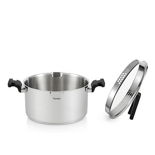 Кастрюля Fissman ELIZ 24x13 см/5,6 л. со стеклянной крышкой нерж. сталь (5319) Кастрюля Fissman ELIZ 24x13 см/5,6 л. со стеклянной крышкой нерж. сталь (5319)