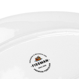 Тарілка Fissman BON APPETIT 23,2x14,2x2 см порцеляна (13031)