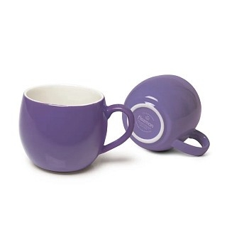 Комплект из двух кружек Fissman 320 мл керамика лиловый (9518)