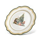 Тарелка Fissman 20 см CHRISTMAS EVE фарфор (13756)