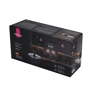 Ковш Fissman 16x7,8 см/1,3 л EVOLUTION со стеклянной крышкой алюминий с антипригарным покрытием (14575) Ковш Fissman 16x7,8 см/1,3 л EVOLUTION со стеклянной крышкой алюминий с антипригарным покрытием (14575)