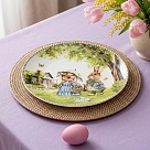 Тарілка Fissman EASTER 20 см порцеляна (16097)