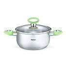 Каструля зі скляною кришкою Fissman JANET 24x13,5 см на 6,1 л (5442)