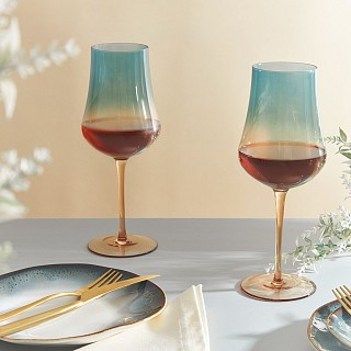 Набор из 2-х бокалов Fissman для красного вина 600 мл. стекло (13684)