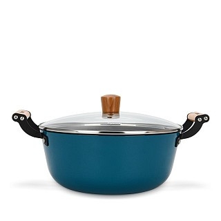 Каструля Fissman SEAGREEN 28x12 см / 6 л зі скляною кришкою (4015) Каструля Fissman SEAGREEN 28x12 см / 6 л зі скляною кришкою (4015)