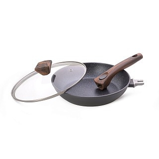 Сковорідка Fissman для смаження CAPELLA 24x5 см зі знімною ручкою (14964)