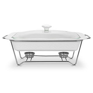 Мармит прямоугольный Fissman PARMIGIANO 367x228x63 см/23 л фарфор (13709)