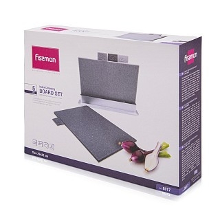 Набор разделочных досок Fissman 29х22 см 4 предмета (8017)