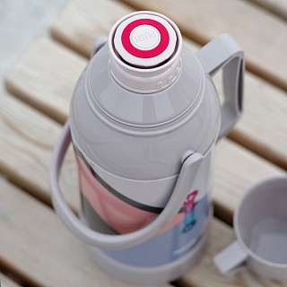 Термос Fissman 3200 мл сталевий корпус зі скляною колбою (9843)