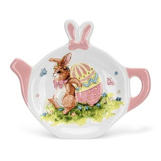 Блюдце Fissman HAPPY EASTER 11,5х10 см доломіт (0442)