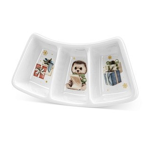 Блюдо Fissman MIRACLE многоугольное 16.5x7.5 см фарфор (16022)