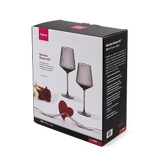 Набор из 2-х бокалов Fissman для красного вина 590 мл (19058)