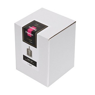 Цукерниця Fissman 9x15 см / 320 мл з кришкою скло (13254)