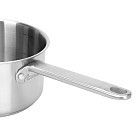 Ківш Fissman MASTER CHEF 18х10 см / 2,3 л зі скляною кришкою нержавіюча сталь (15095)