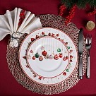 Тарілка Fissman CHRISTMAS BALLS 19 см порцеляна (16082)