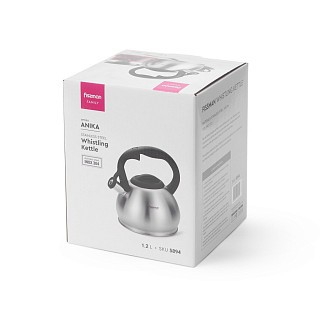 Чайник для кип'ятіння води Fissman ANIKA 1,2 л нержавіюча сталь (5894)