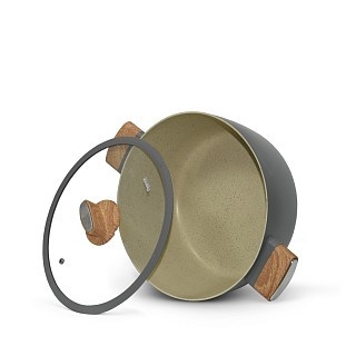 Кастрюля Fissman ARIA 20x8,5 см/2,24 л со стеклянной крышкой алюминий с антипригарным покрытием (14469) Кастрюля Fissman ARIA 20x8,5 см/2,24 л со стеклянной крышкой алюминий с антипригарным покрытием (14469)