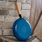 Кругла пательня-гриль Fissman з дерев`яною ручкою 24x3,5 см чавун (4045)