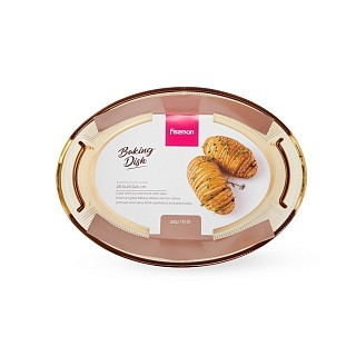 Овальная форма для запекания Fissman 28,5x20,3x6 см боросиликатное стекло (16131)