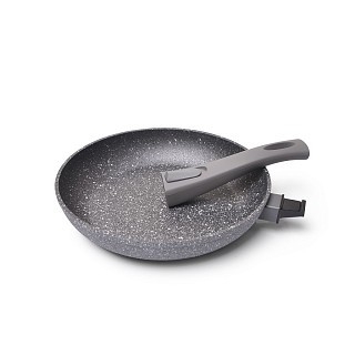 Сковорідка для смаження Fissman ROCK STONE 20x4,5 см (4362)
