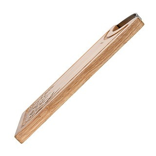 Обробна дошка Fissman з металевою ручкою 32,5x20x1,8 см гевея (18076)