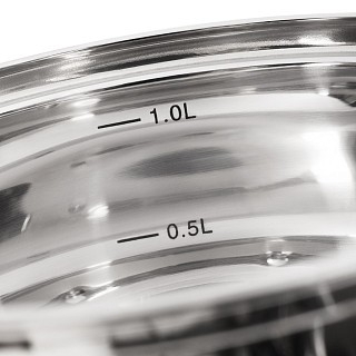 Кастрюля Fissman FELINA 14x8,5см/1,3л. со стеклянной крышкой нержавеющая сталь (5338) Кастрюля Fissman FELINA 14x8,5см/1,3л. со стеклянной крышкой нержавеющая сталь (5338)