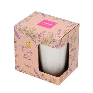 Кружка Fissman 360 мл фарфор (19223)