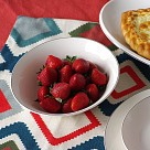 Салатник ALEKSA Fissman 23 см фарфор (3901)