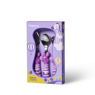 Набір столових приборів Fissman ЗЕБРА 3 предмета (3564) Набір столових приборів Fissman ЗЕБРА 3 предмета (3564)