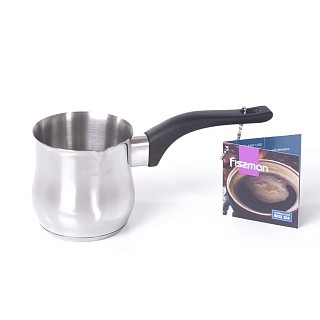 Турка для варки кофе Fissman 8x9 см / 500 мл с индукционным дном (3314) Турка для варки кофе Fissman 8x9 см / 500 мл с индукционным дном (3314)