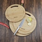 Разделочная доска для мяса, овощей и фруктов Fissman 33x33x1,9 см (8779)