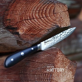 Универсальный нож Fissman HATTORI 13 см hammered (2532) Универсальный нож Fissman HATTORI 13 см hammered (2532)