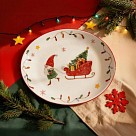 Тарілка овальна Fissman 31х25 см доломіт (0387)