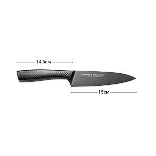 Нож поварской Fissman SHINAI graphite 15 см (2483) Нож поварской Fissman SHINAI graphite 15 см (2483)