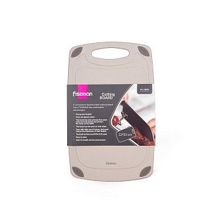 Разделочная доска Fissman 32х20x0,6 см пластик+ТПР (8073) Разделочная доска Fissman 32х20x0,6 см пластик+ТПР (8073)