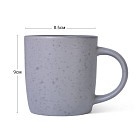 Кружка Fissman 330 мл, цвет СЕРЫЙ (6062)