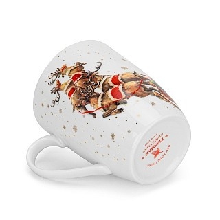 Кружка Fissman CHRISTMAS 360 мл фарфора (14023)