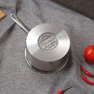 Ківш Fissman FOBUS 16x8 см / 1,6 л з кришкою (5380) Ківш Fissman FOBUS 16x8 см / 1,6 л з кришкою (5380)