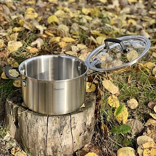 Каструля Fissman LOREN 24x13,5 см / 6 л зі скляною кришкою (5473) Каструля Fissman LOREN 24x13,5 см / 6 л зі скляною кришкою (5473)