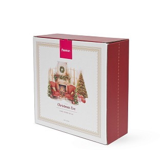 Подставка для торта Fissman CHRISTMAS EVE 28 см см фарфор (16036)